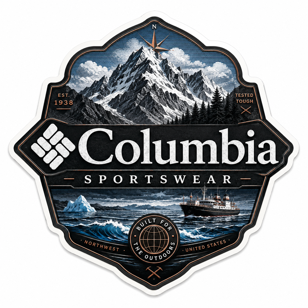 Sticker · Columbia Sportswear 1938